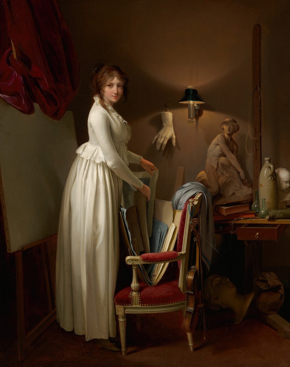 The Artist’s Wife In His Studio (C. 1795–99)