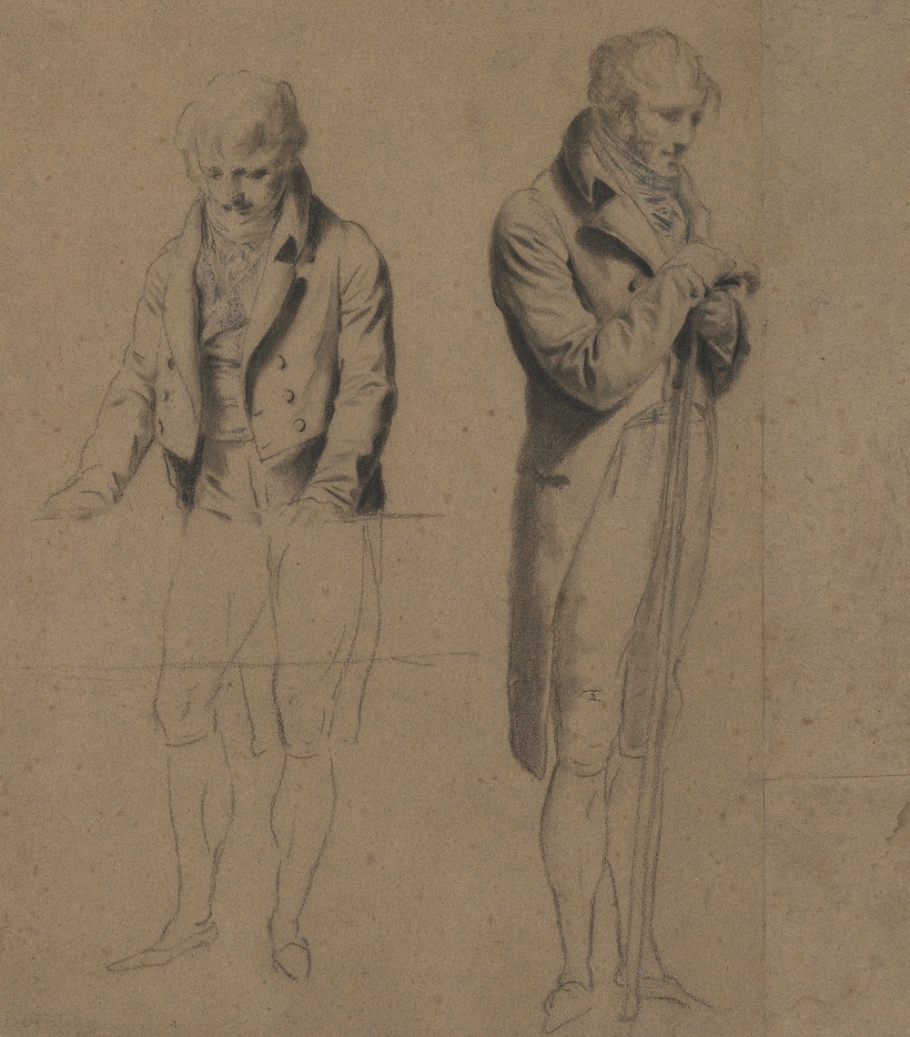Two Standing Figures (Study for A Game of Billiards) (c. 1807)