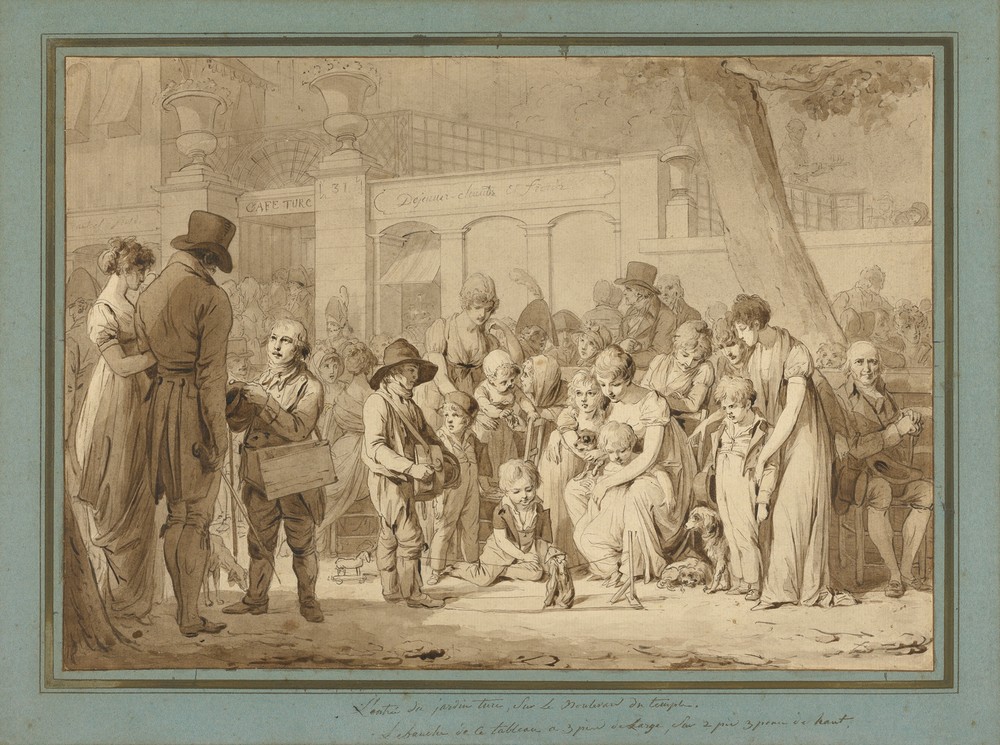 Compositional Drawing for ‘Entrance to the Jardin Turc’