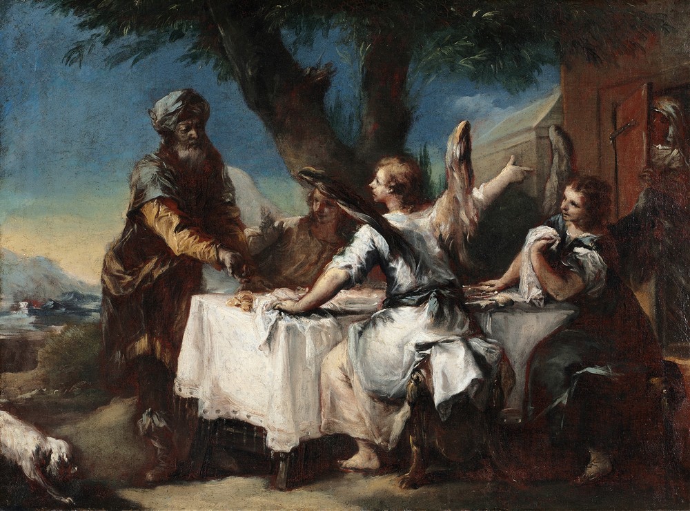 Abraham Welcoming the Three Angels (1750s)