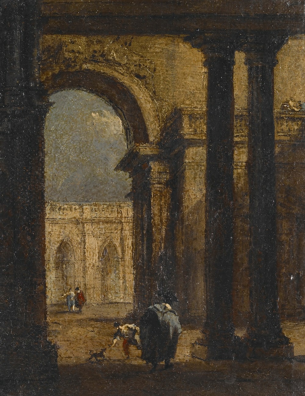Capriccio; A Palace Courtyard (1790-93)