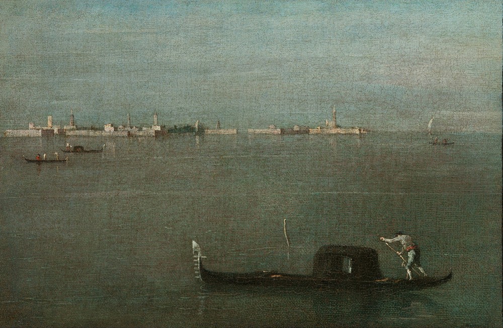The Grey Lagoon (Gondolas on the Lagoon)  (circa 1765)