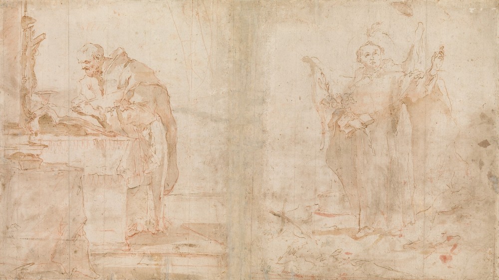 A Priest Celebrating Mass and Saint Vincent Ferrer Preaching (1712–93)