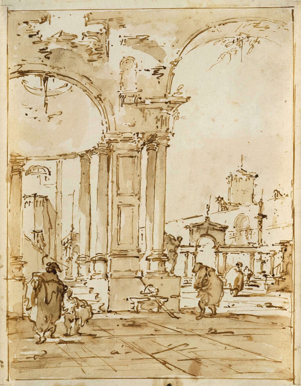 An Architectural Capriccio, with Classical Ruins (ca. 1780–85)