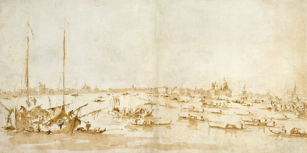 Panaromic View of the Bacino di San Marco, Looking up the Giudecca Canal (1780–93)