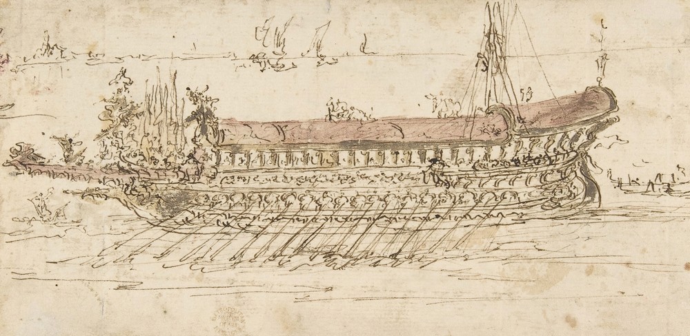 The Bucintoro Moving to the Left (1712–93)