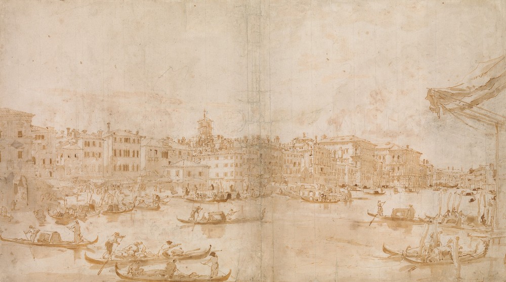 The Grand Canal above the Rialto (1712–93)