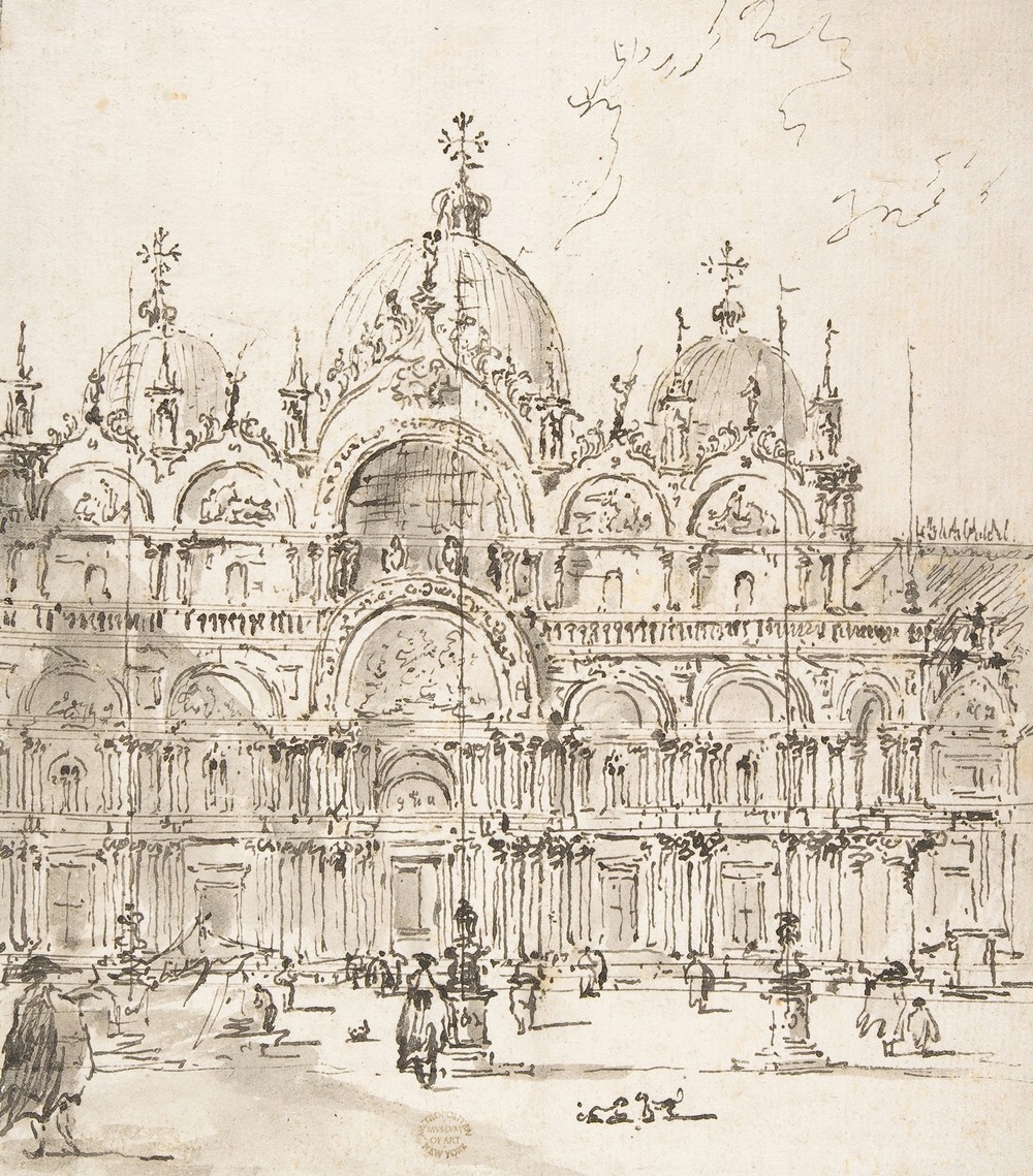 View of Piazza with Basilica of San Marco (1712–93)