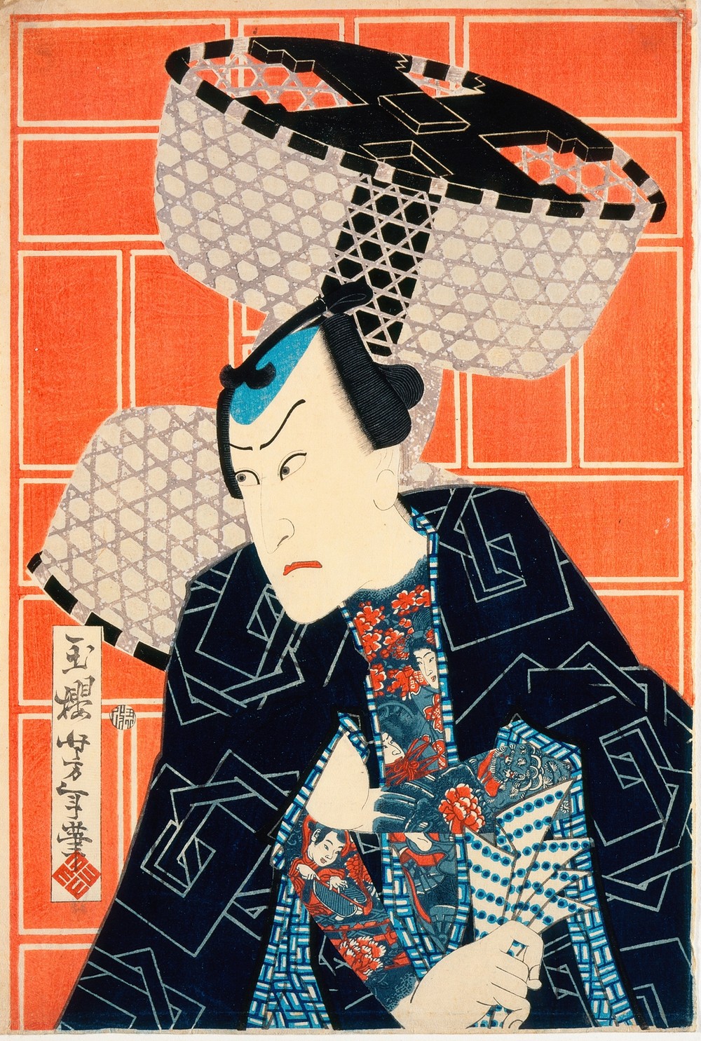 The Actor Kawarasaki Gonjūrō for a Fire Troupe