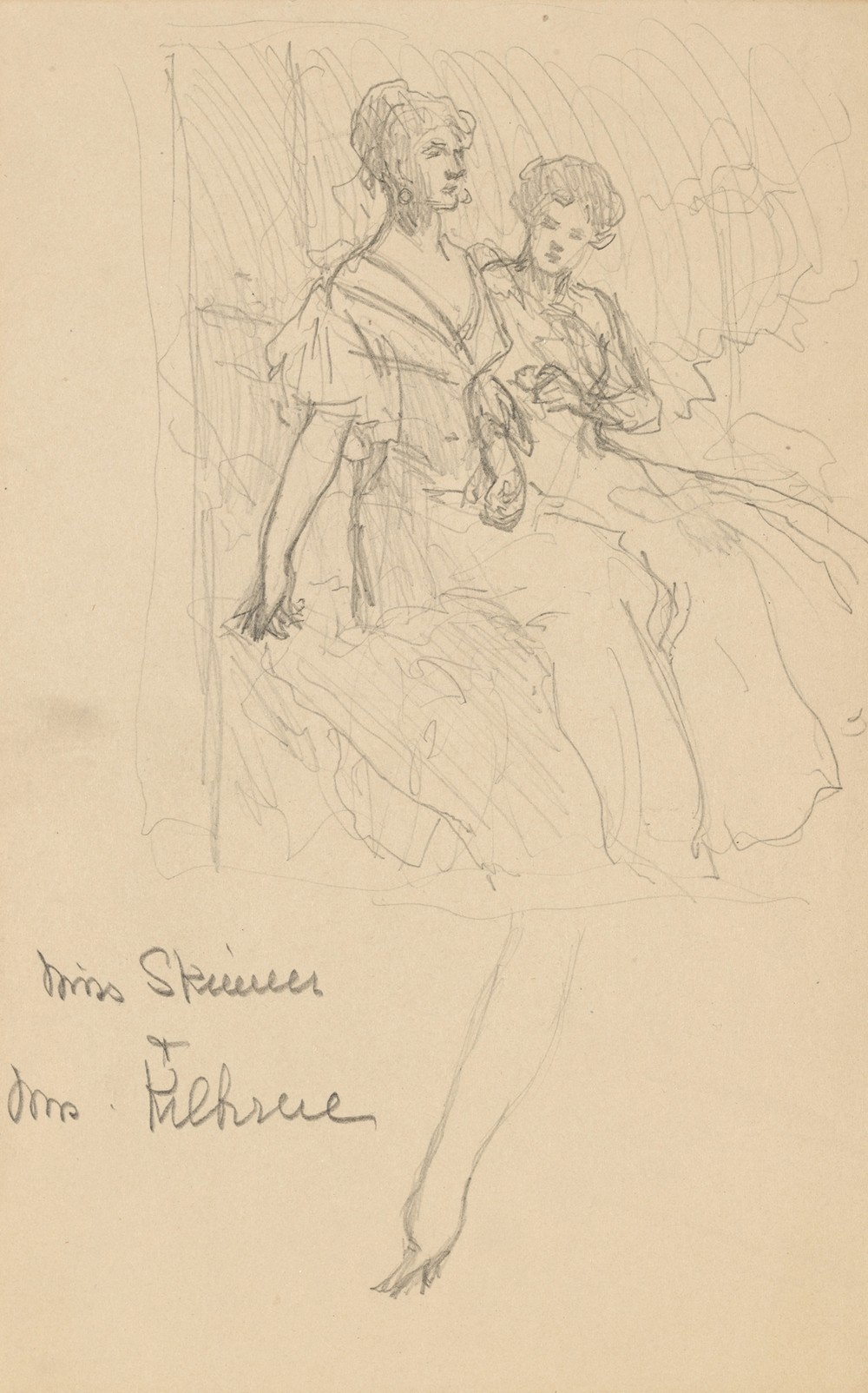 Study for The Skinner Sisters