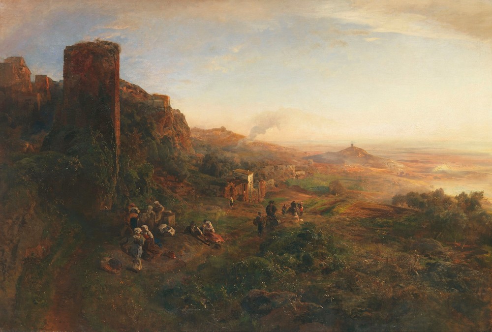 Abendstimmung in den Albaner Bergen