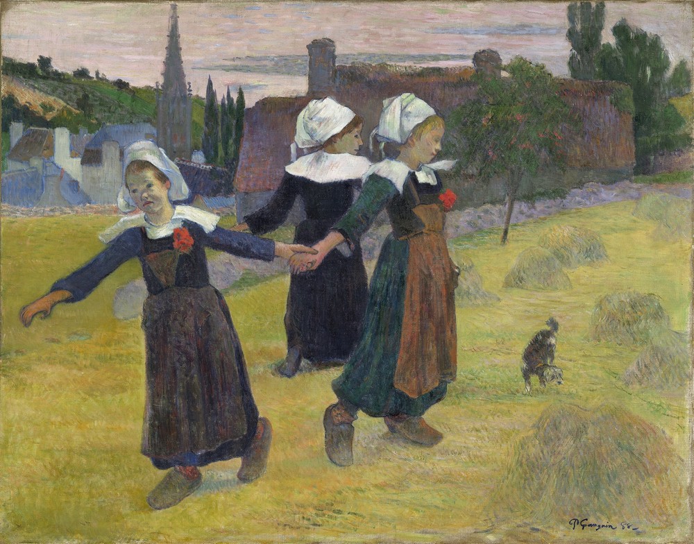 Breton Girls Dancing,Pont-Aven