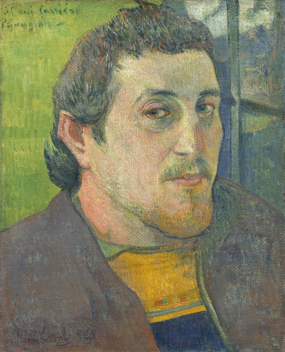 Self-Portrait Dedicated to Carrière (1888 or 1889)
