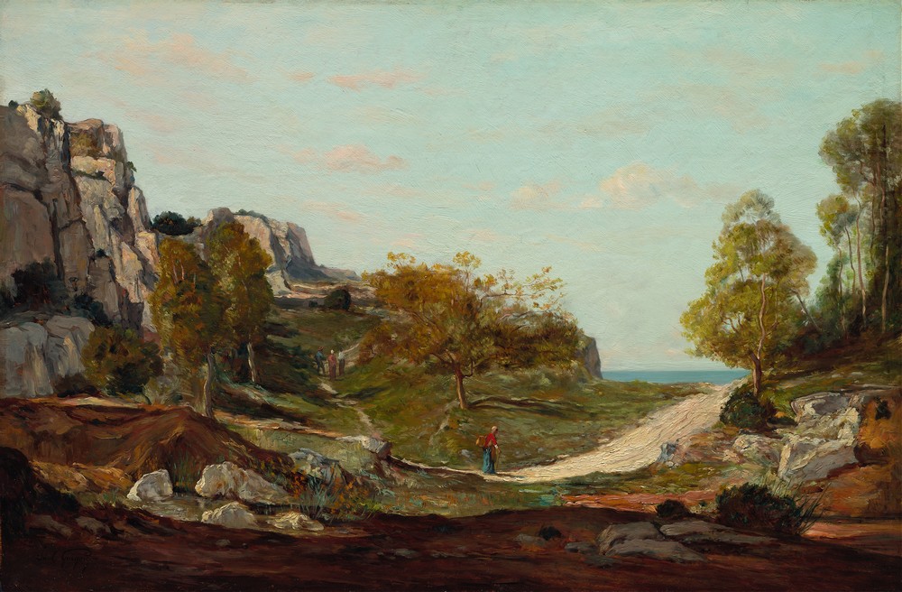 Landscape at Saint-André, Near Marseilles (c. 1865)