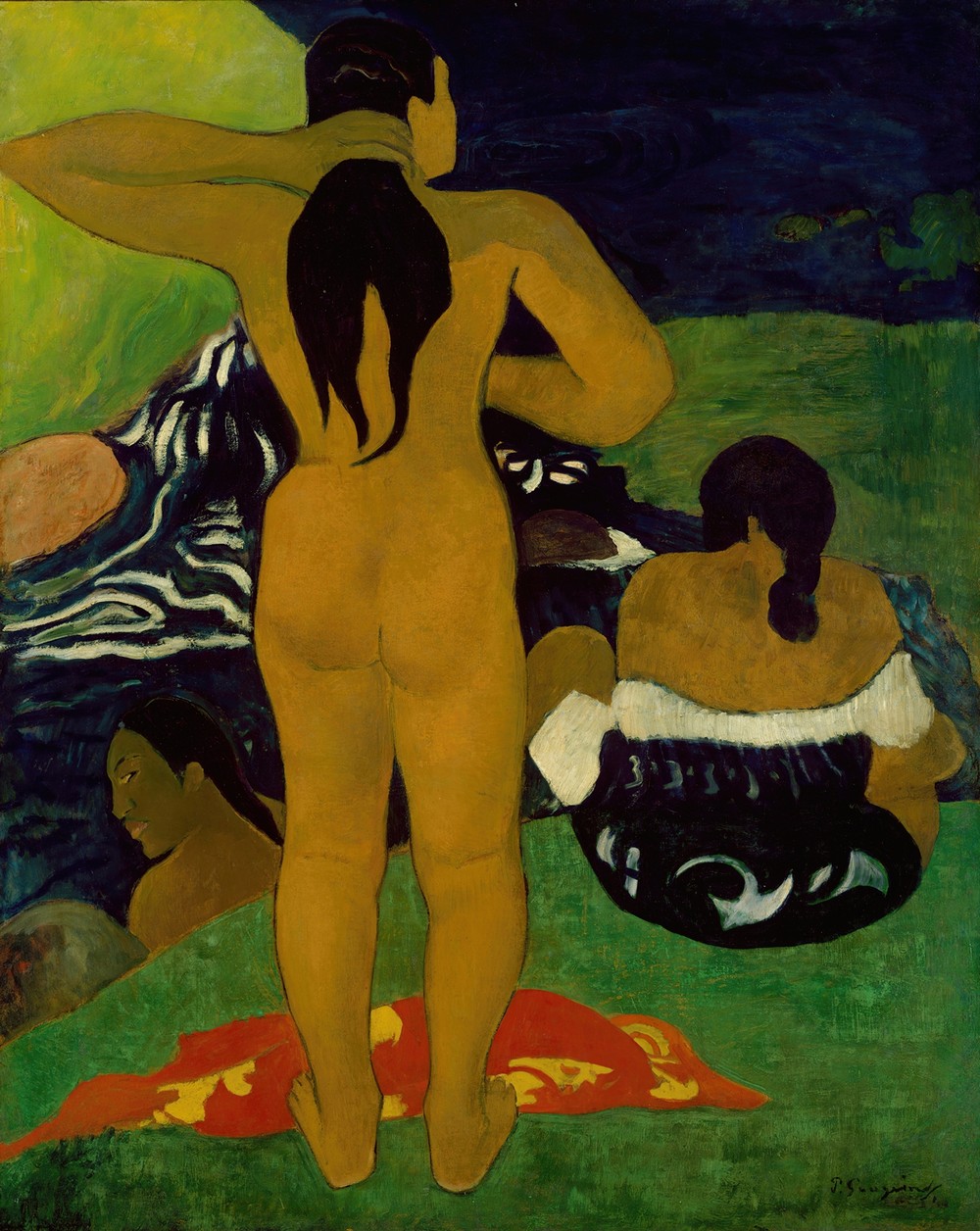 Tahitian Women Bathing