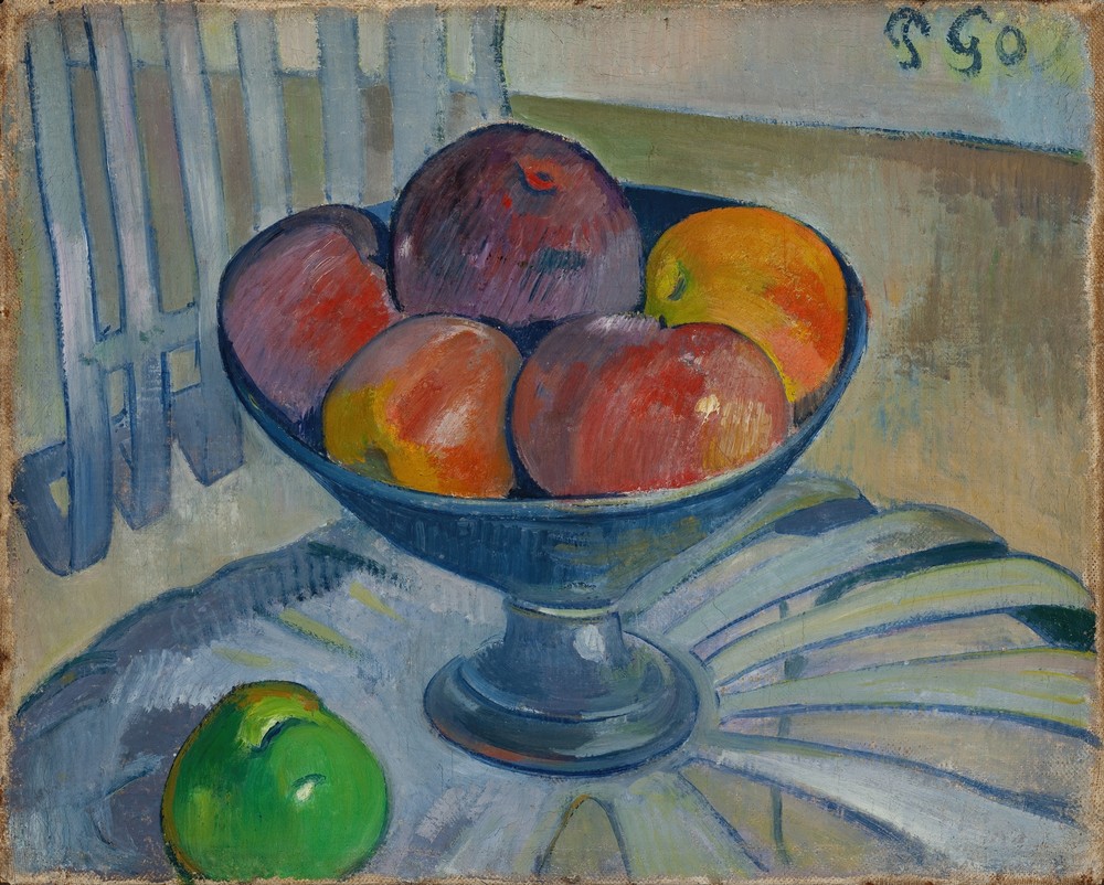 Fruit Dish on a Garden Chair (circa 1890)