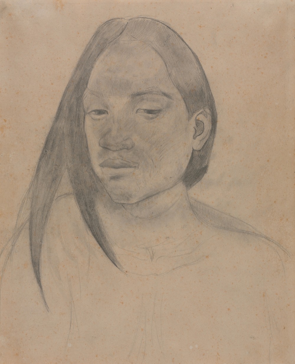 Head of a Tahitian Woman