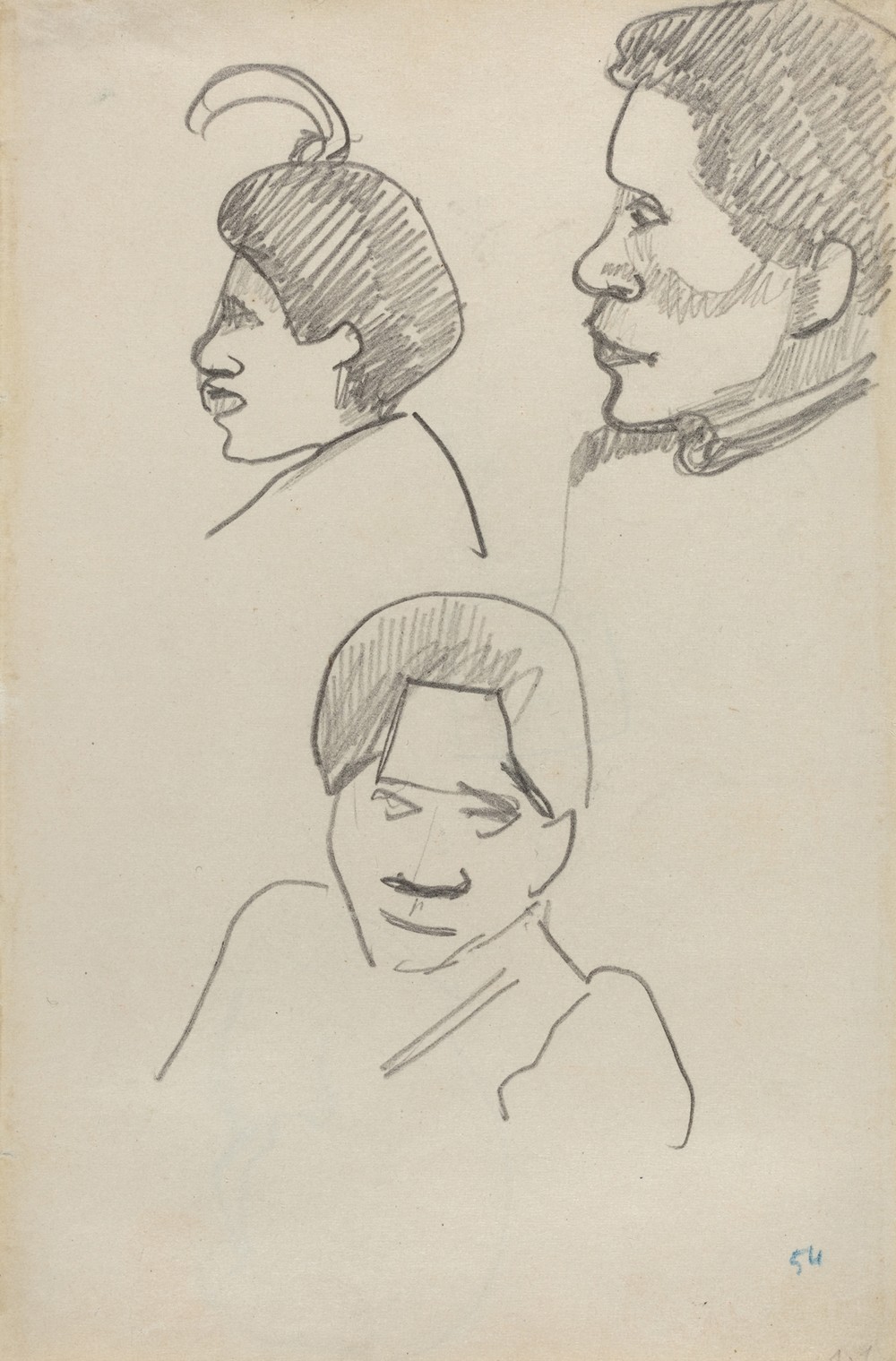 Tahitian Heads (c. 1891-1893)