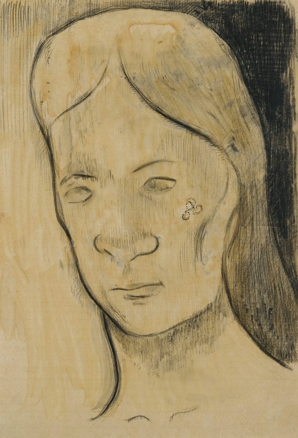 Tête d’une Femme Tahitienne (circa 1895-1903)