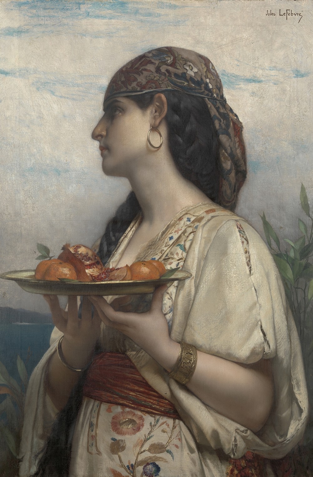 Slave with a Bowl of Fruit (circa 1874)