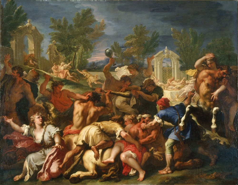 The Battle of the Lapiths and Centaurs (circa 1705)