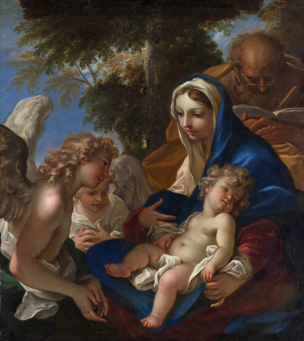 The Holy Family with Angels (ca. 1700)