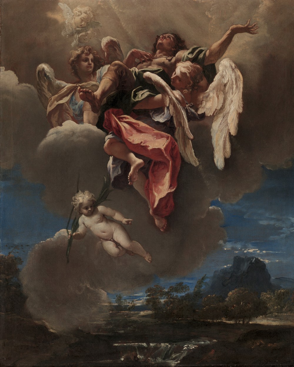 Study for ‘An Apotheosis of a Saint’ (for San Bernardino dei Morti, Milan) (c. 1695)