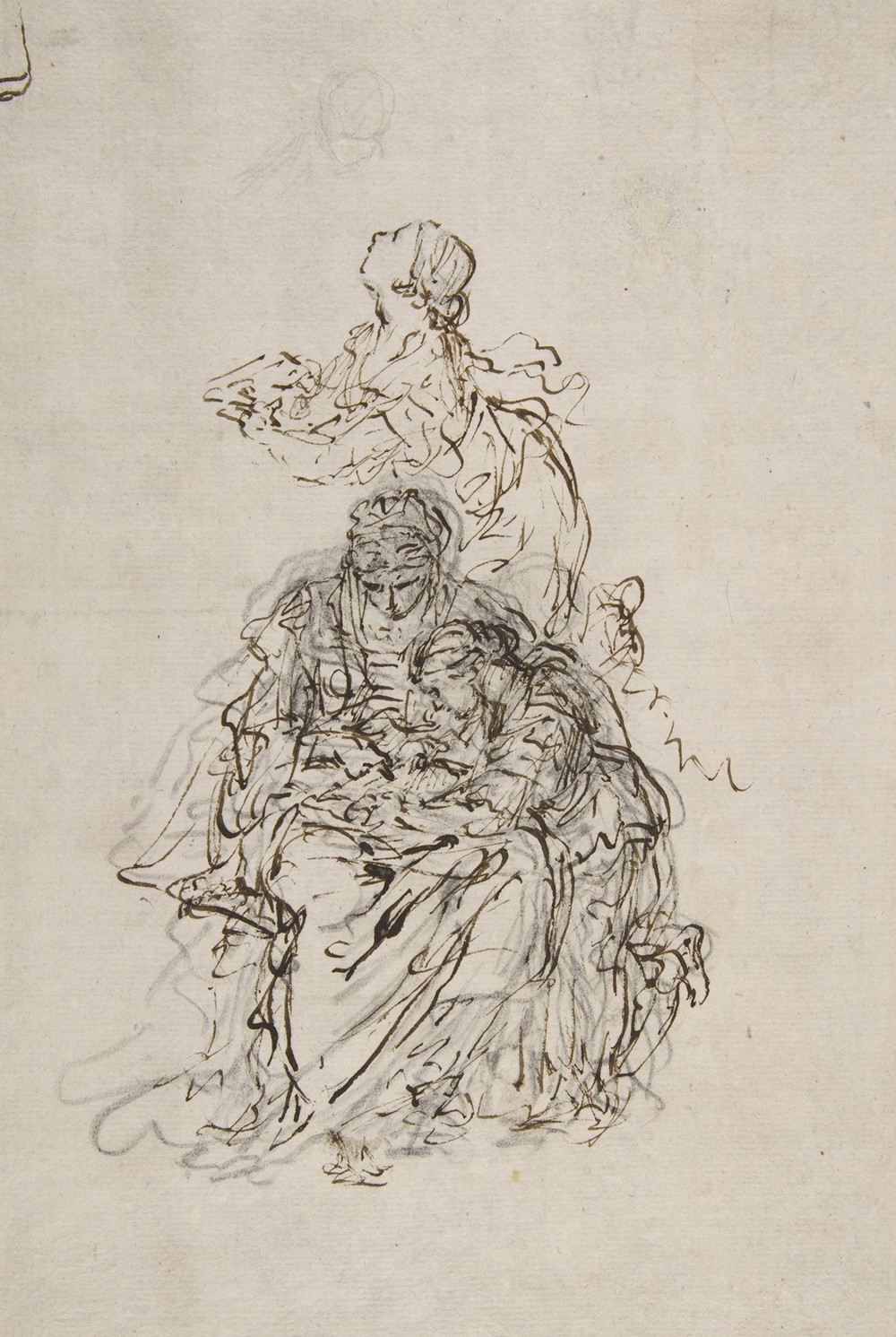Studies for an Education of the Virgin; Saint Anne Teaching the Virgin to Read