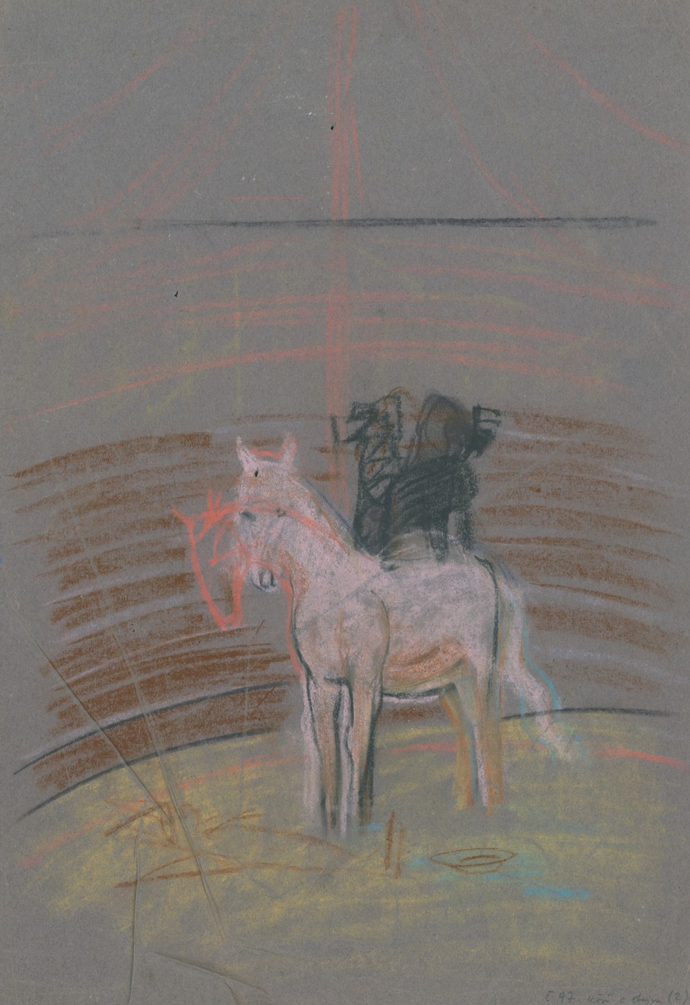 Sketch of a Horse in a Ring