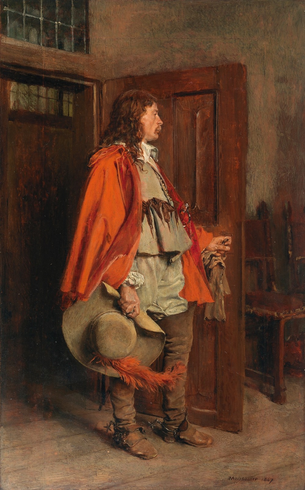 Man in a Red Cloak