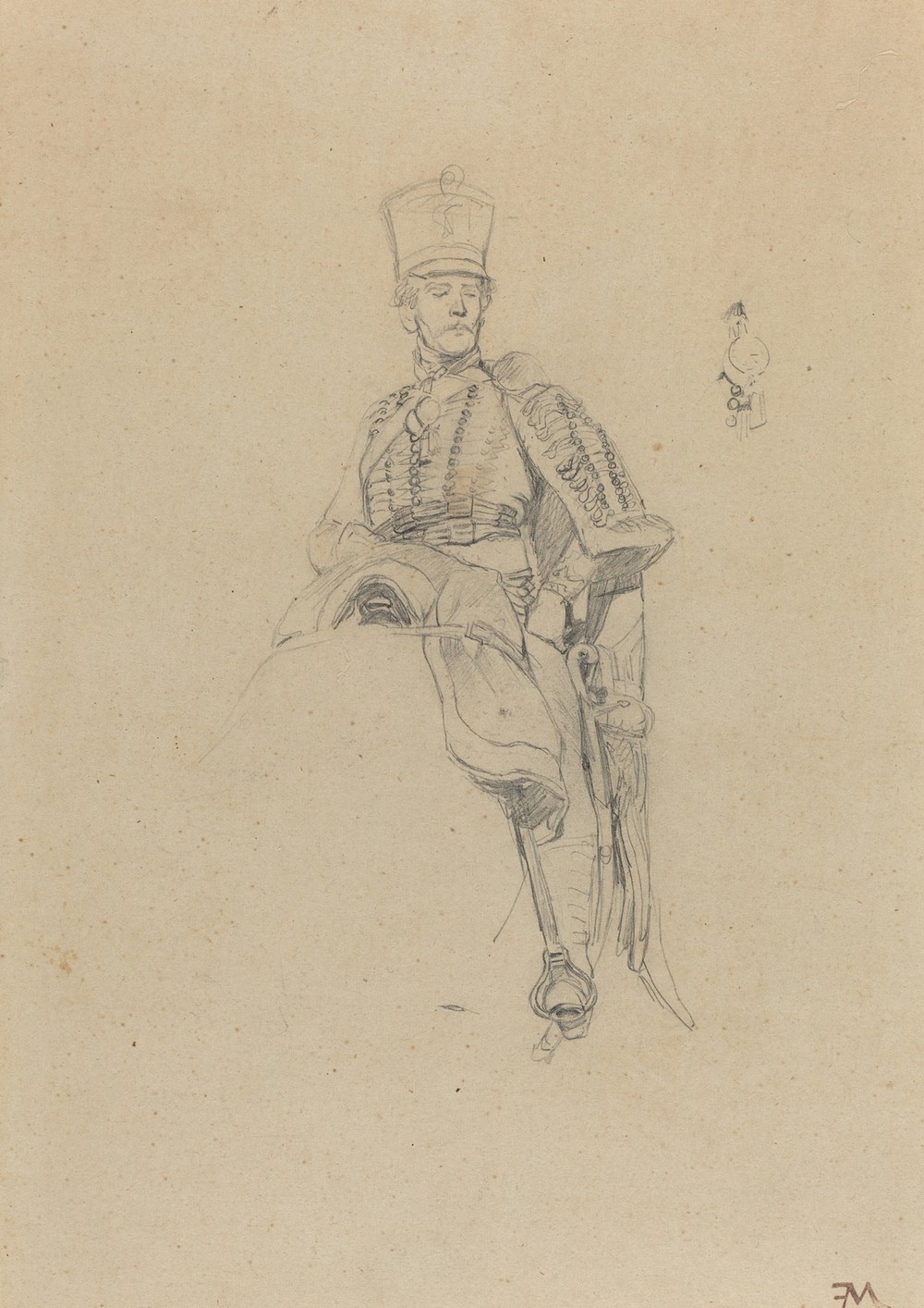 A French Hussar (c. 1865)