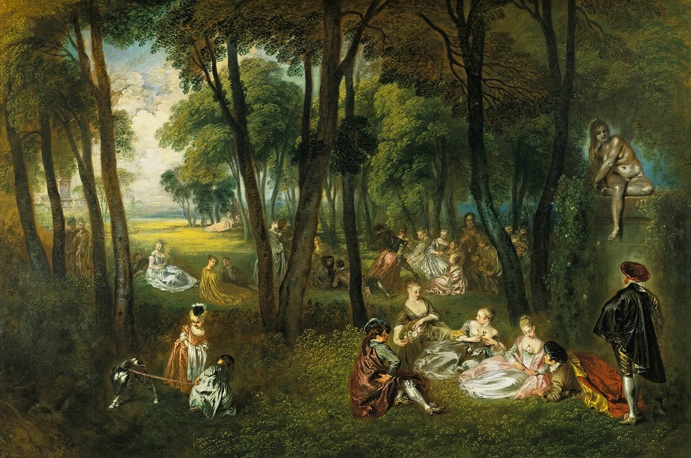 Fête galante in a Wooded Landscape (c. 1719 - 1721)