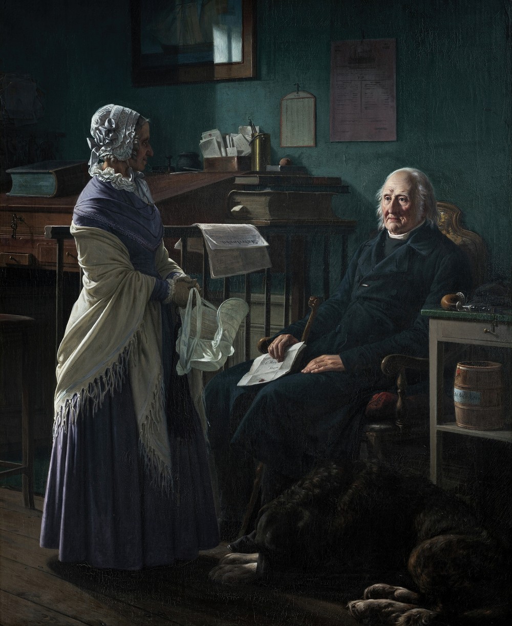 Double portrait of the merchant Christopher Friedenreich Hage (1759-1849) and his wife Arnette, born Just (1778-1866)
