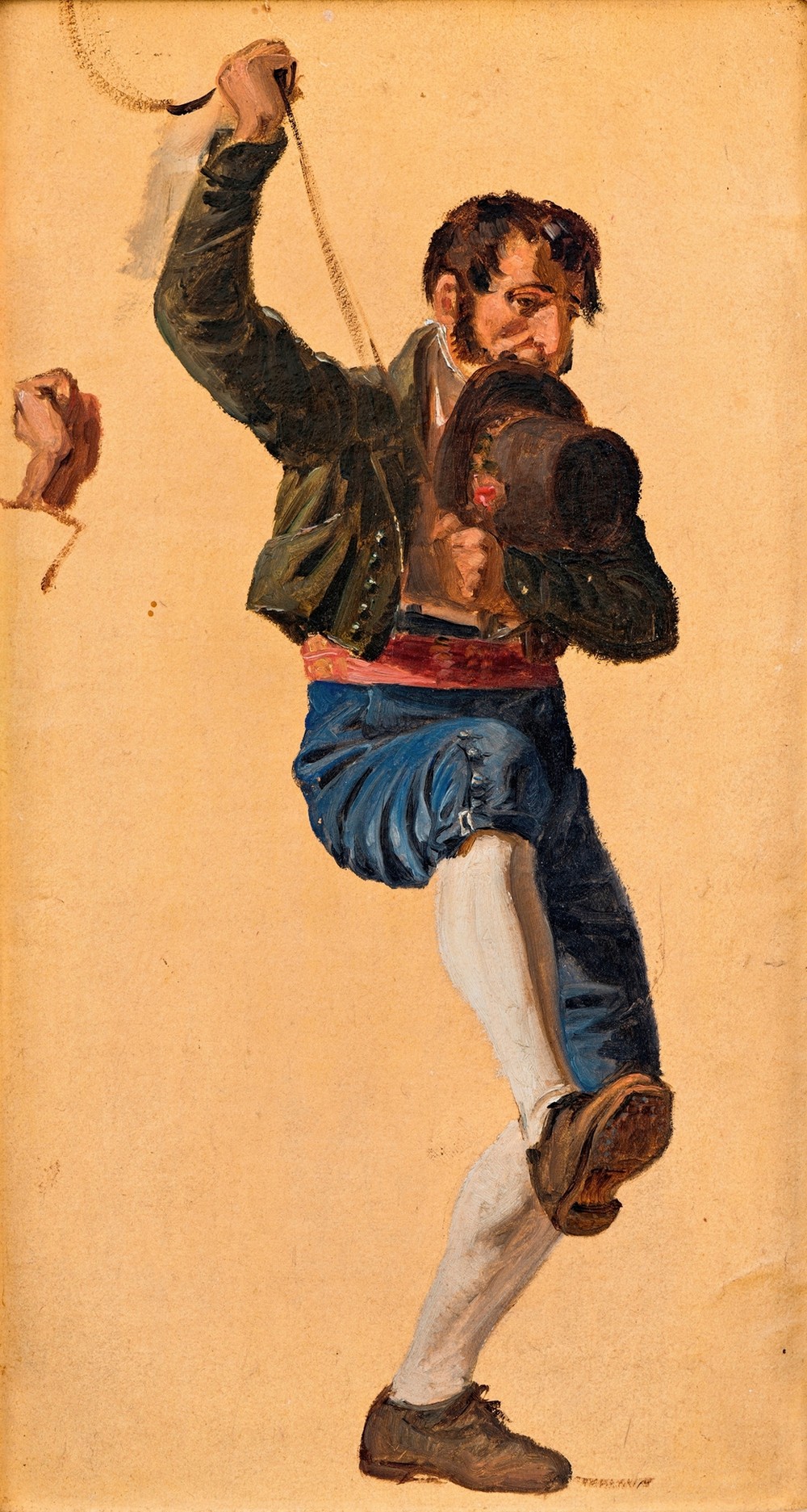 Italian. Study for The St. Anthony Feast Day in Rome (c. 1838)