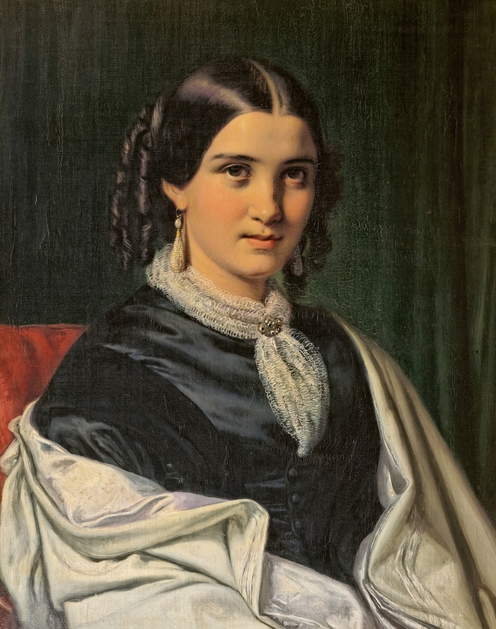 Portrait of Mrs. Vilhelmine Heise, born Hage (1838-1912)