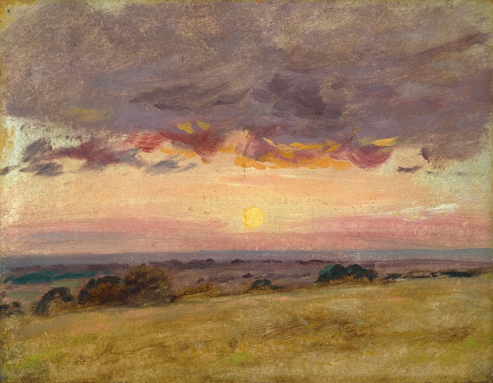 Summer Evening With Storm Clouds