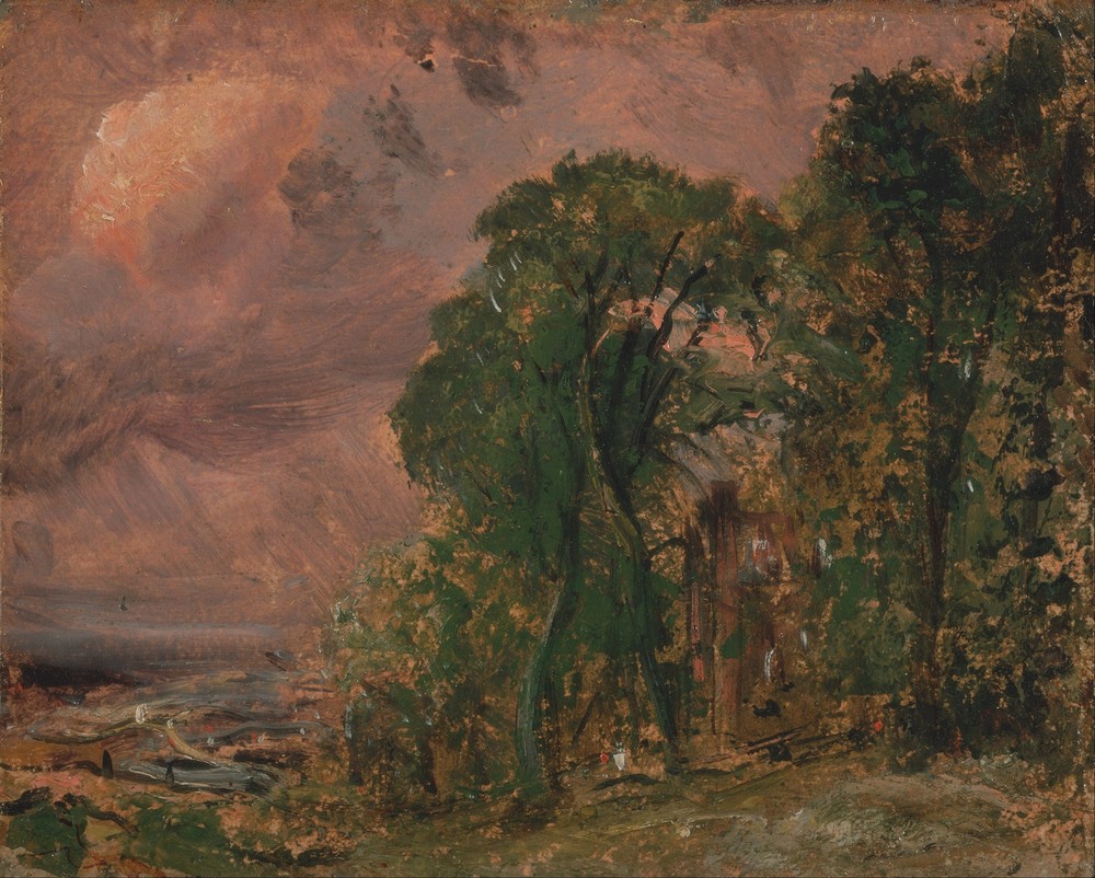 A View at Hampstead with Stormy Weather (ca. 1830)