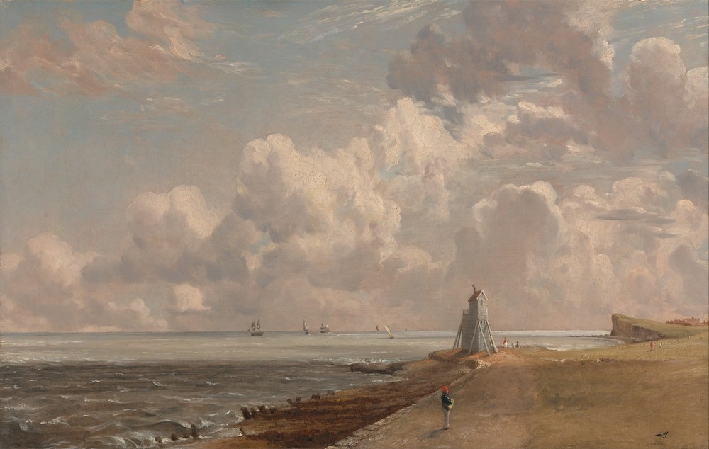 Harwich- The Low Lighthouse and Beacon Hill (ca. 1820)