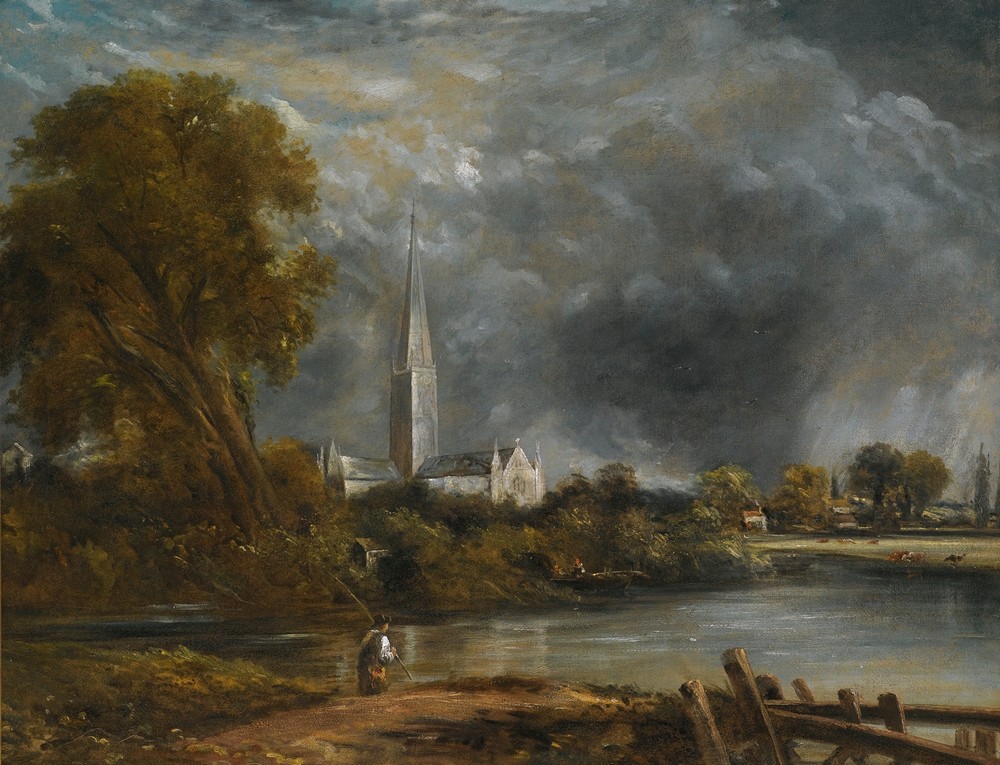 Salisbury Cathedral From The Meadows