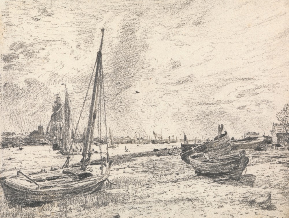 Shipping on the Thames (ca. 1818)
