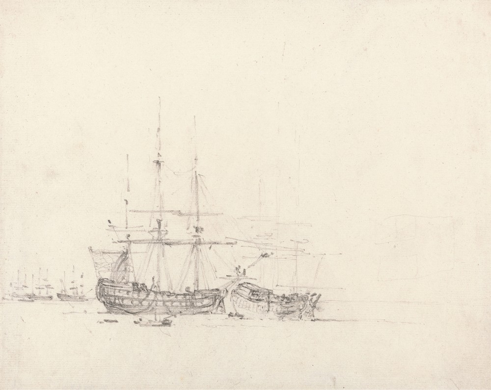 Two Ships at Anchor