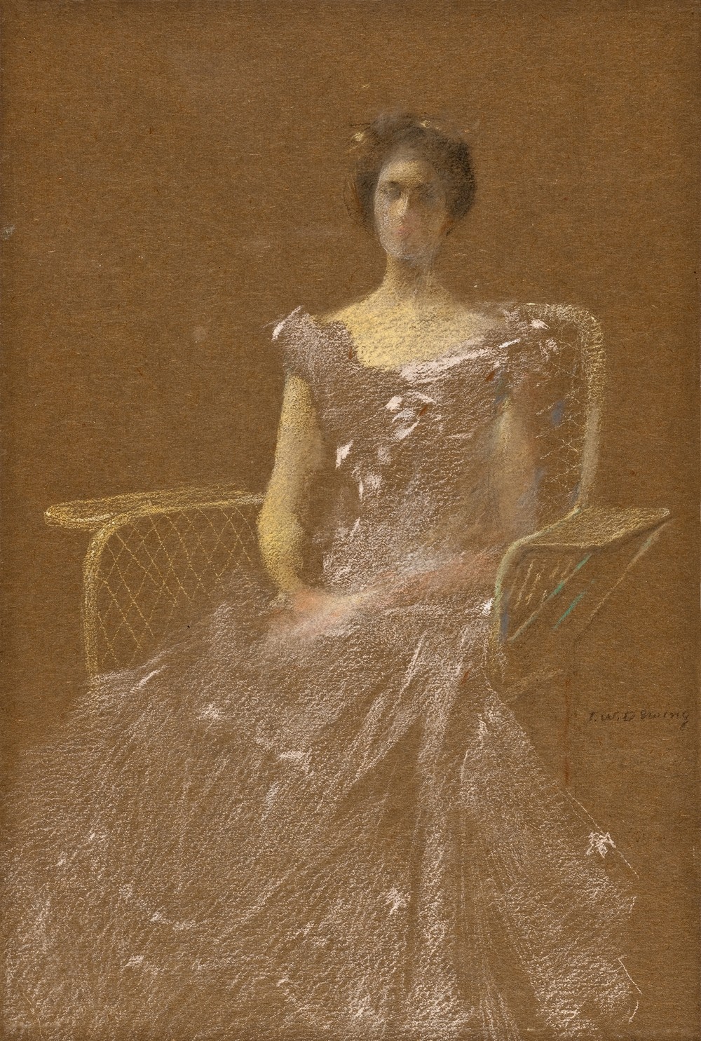 Lady in Rattan Armchair (circa 1895-1908)