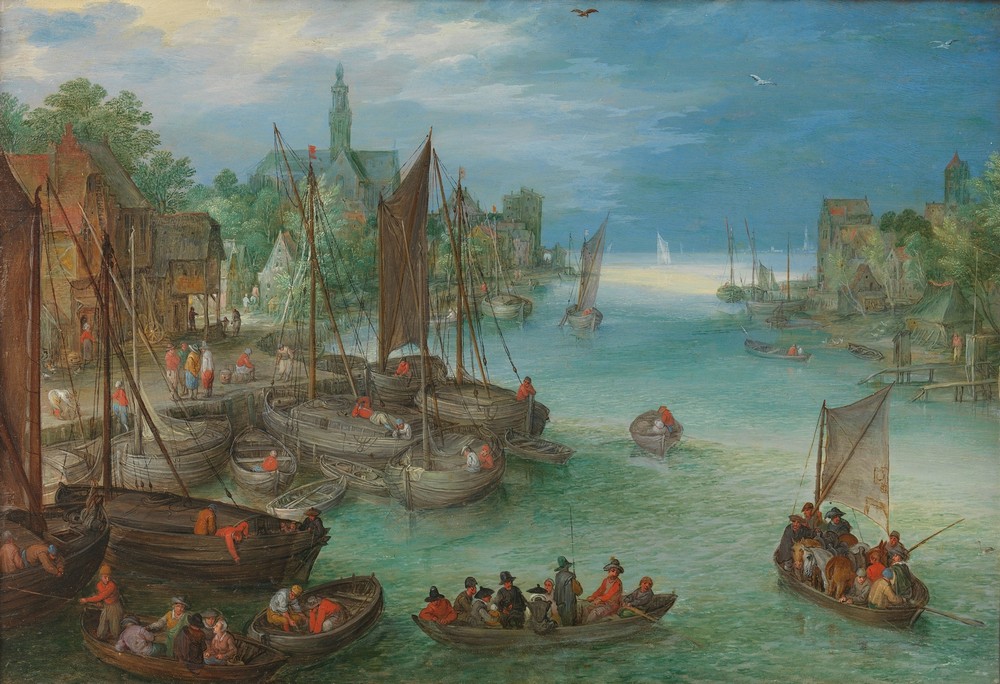 View of a City along a River (c. 1630)