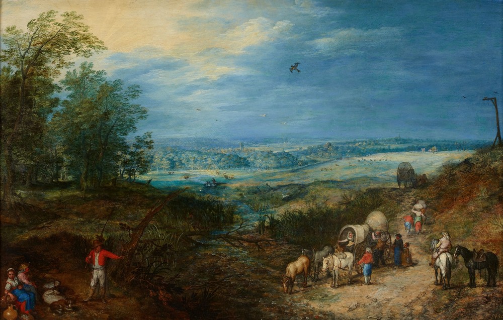 Landscape with Peasants (c. 1604)