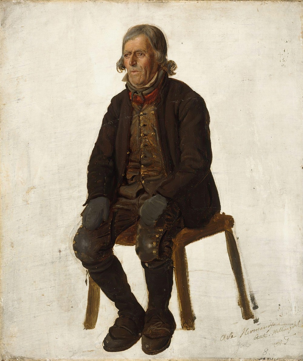 Portrait of Asle Hermandsøn from Hallingdal
