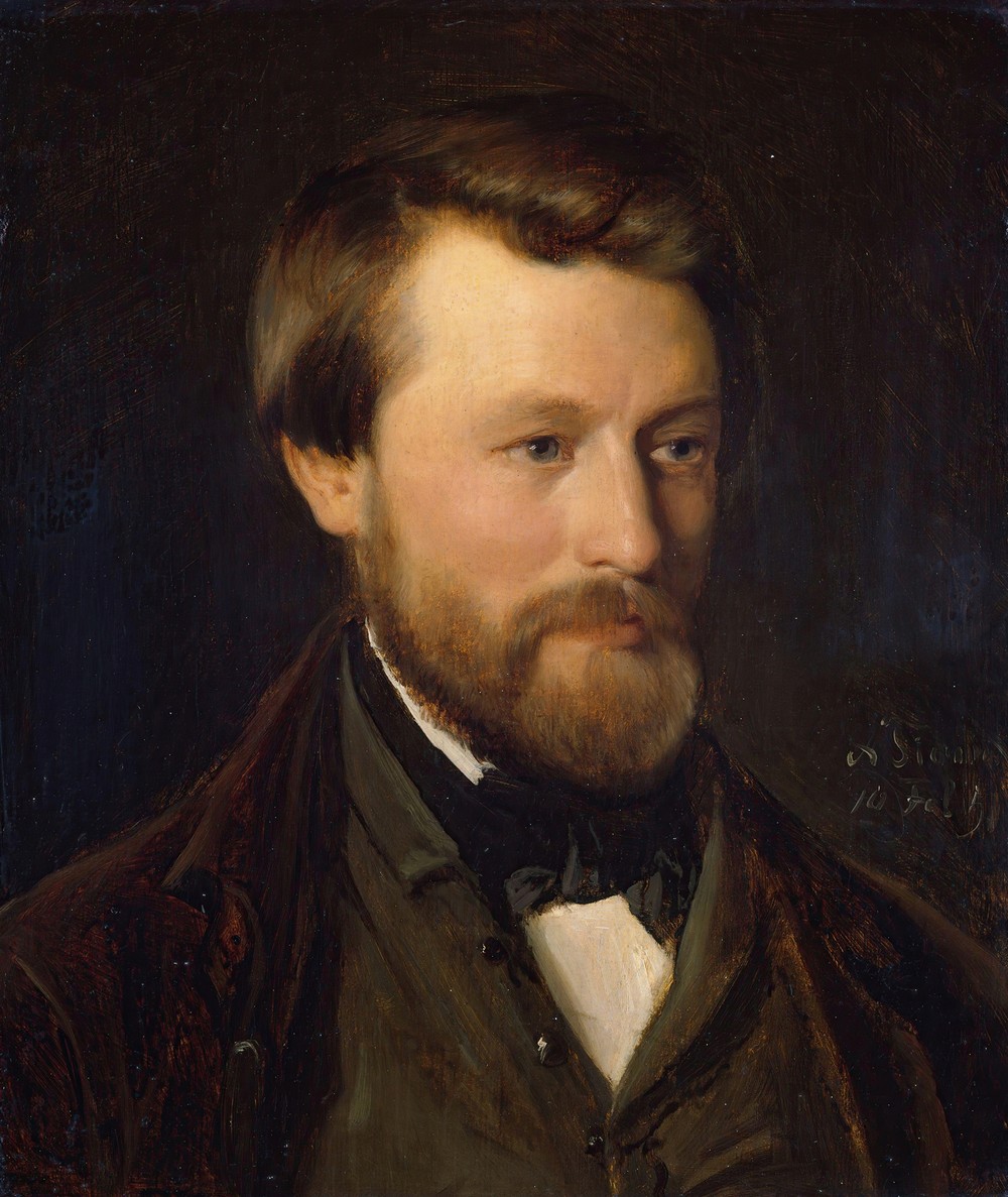 Portrait of Emil Tidemand, the Artist’s Brother