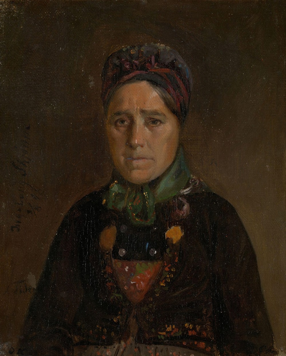 Portrait of Ingeborg Skjønne from Numedal