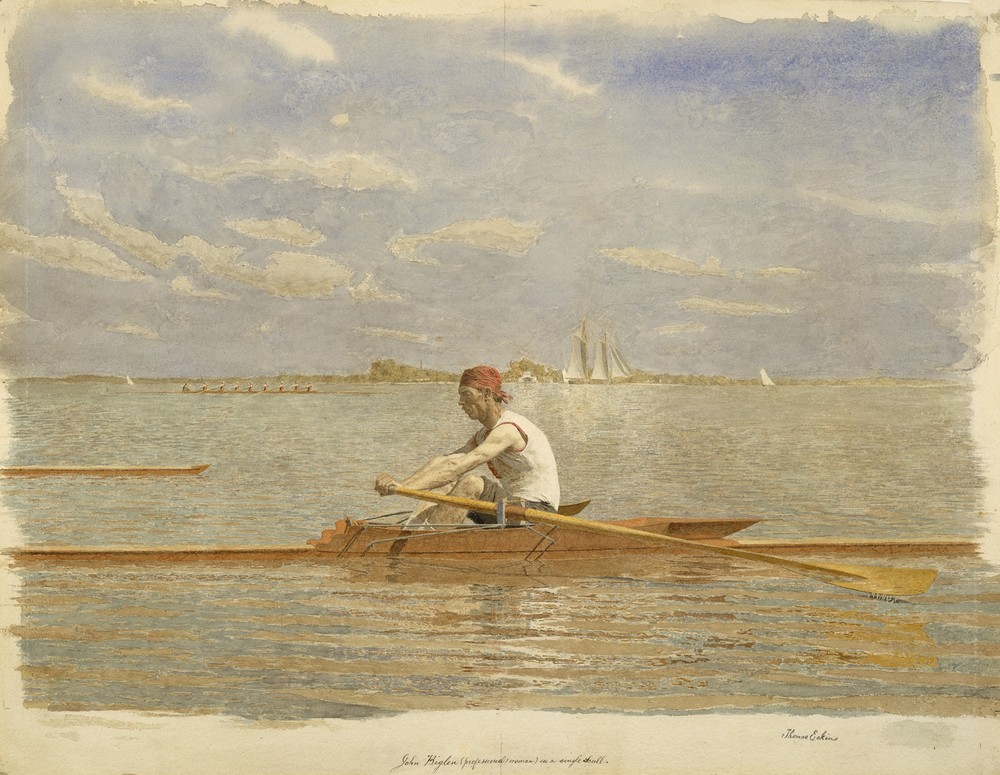 John Biglin in a Single Scull (ca. 1873)