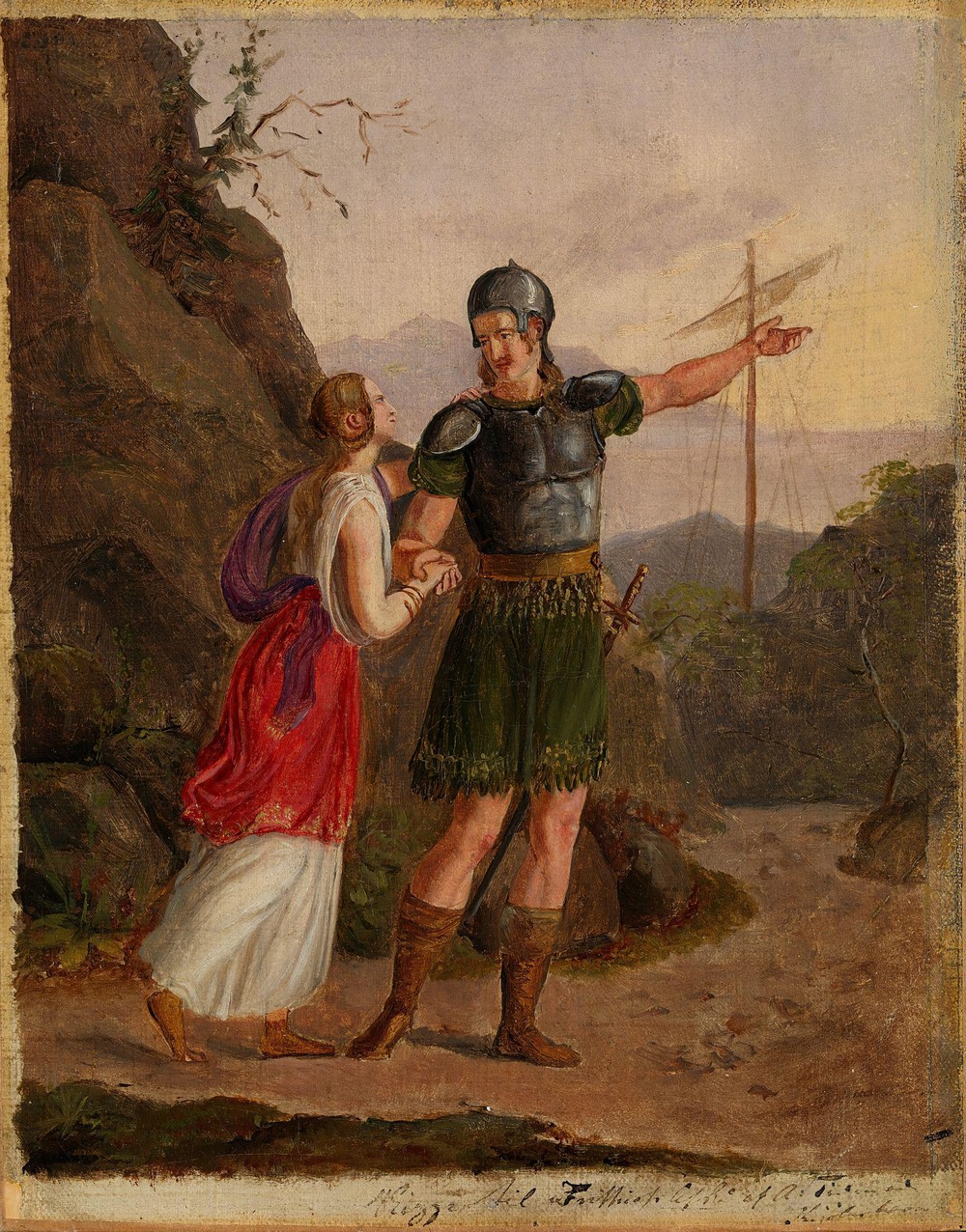 Sketch for The Departure of Fridtjof