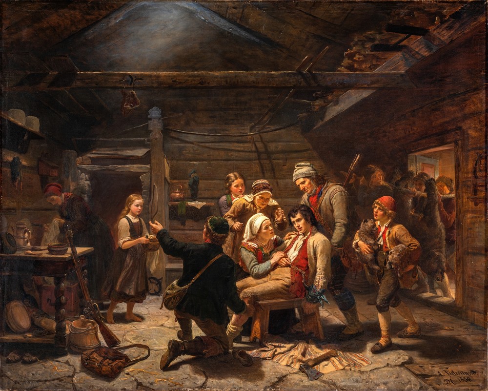 The Wounded Bear Hunter